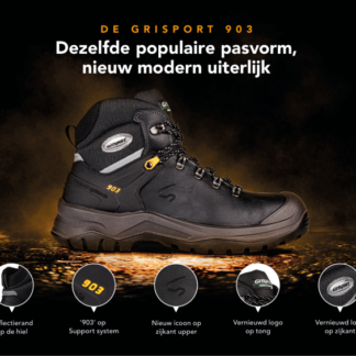 Grisport Safety 903 L | 803 L 33148 S3 Zwart (MAARTAANBIEDING) - Afbeelding 5